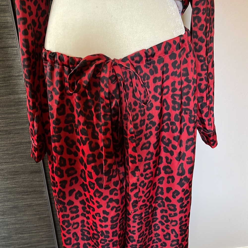 Good American Leopard Lounge/PJ Set - Picture 4 of 7